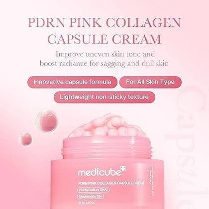 Medicube PDRN Pink Collagen Capsule Cream 55g - Khayest