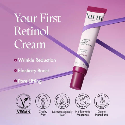 Purito Timeless Bloom Retinol Spot Cream 30ml - Khayest