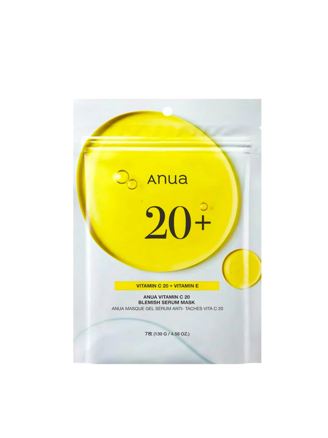 Anua Vitamin C + Vitamin E Blemish Serum face Mask