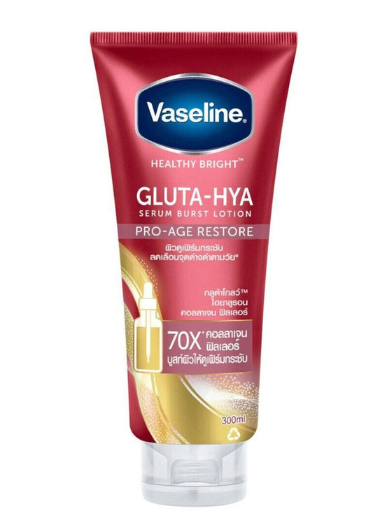 Vaseline Healthy Bright Gluta Hya Serum Buster Lotion 300Ml - Khayest