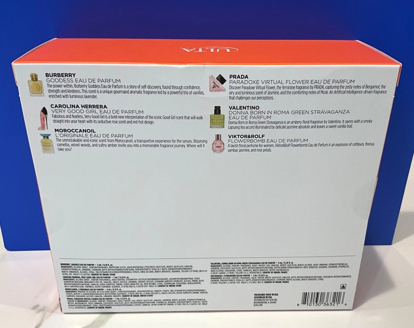 Ulta Beauty holiday in bloom fragrance mini Perfume Set