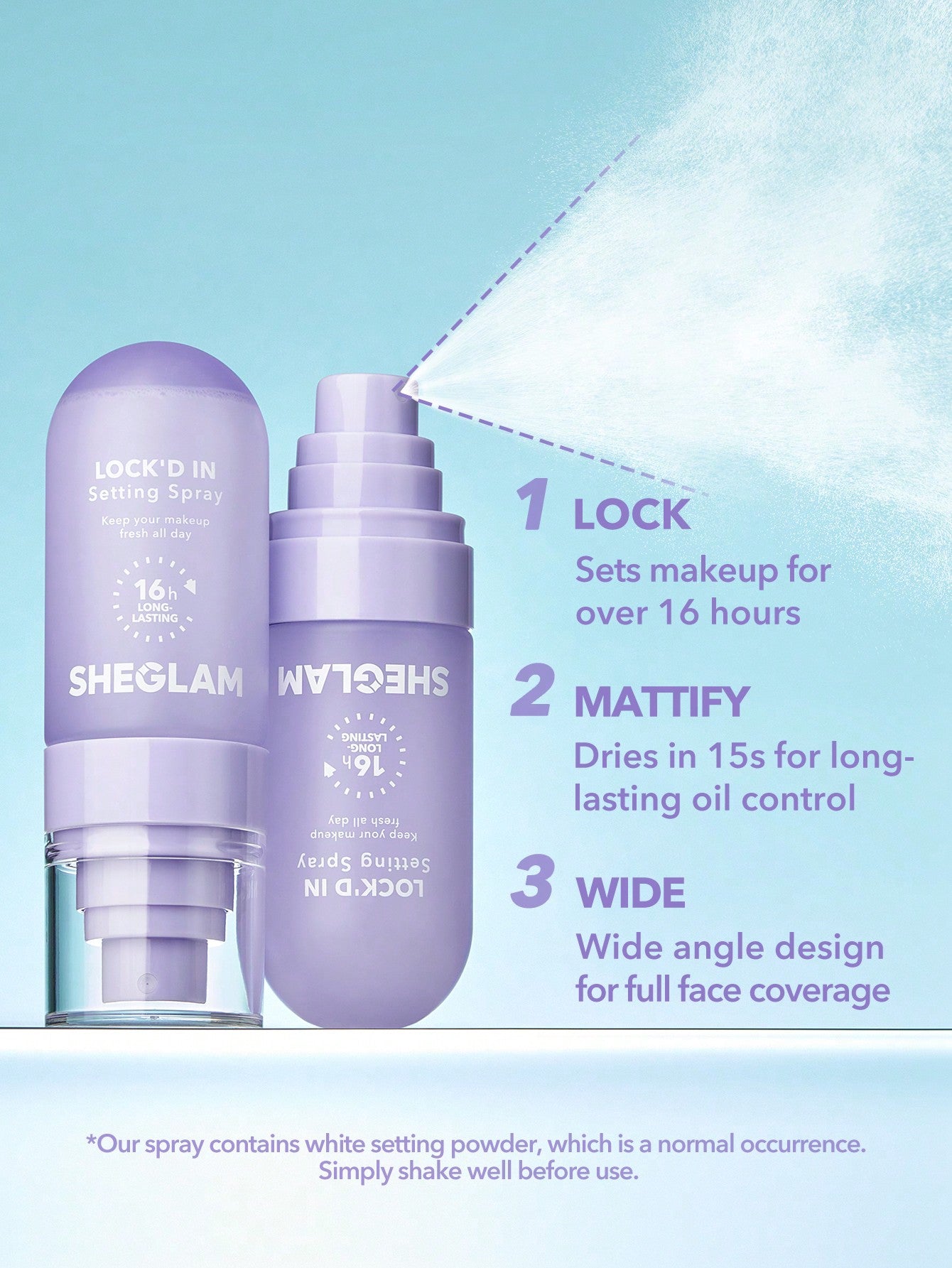 SHEGLAM Lock'd In Setting Spray 55ml - Khayest
