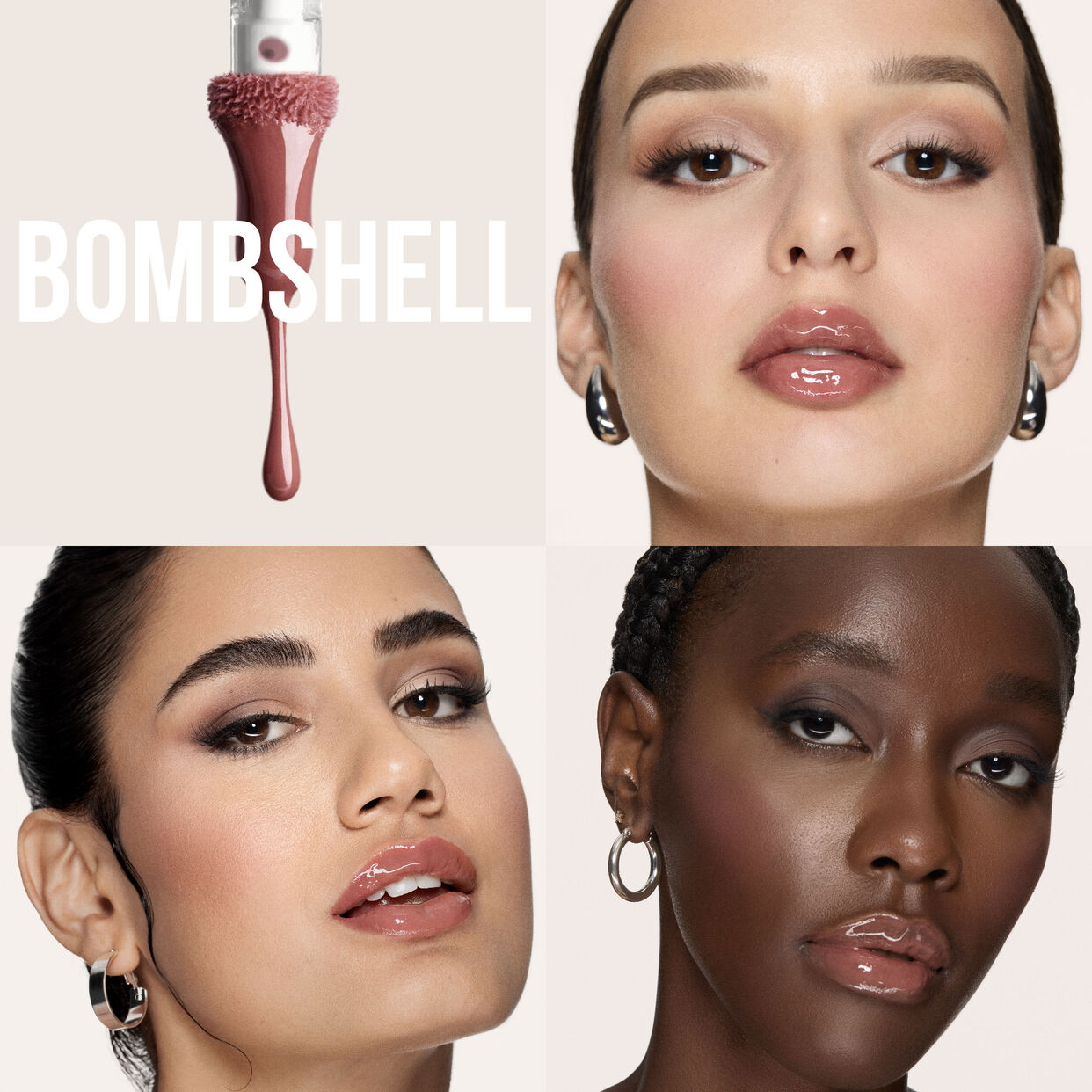 HUDA BEAUTY FAUX FILLER Extra Shine Lip Gloss - Khayest