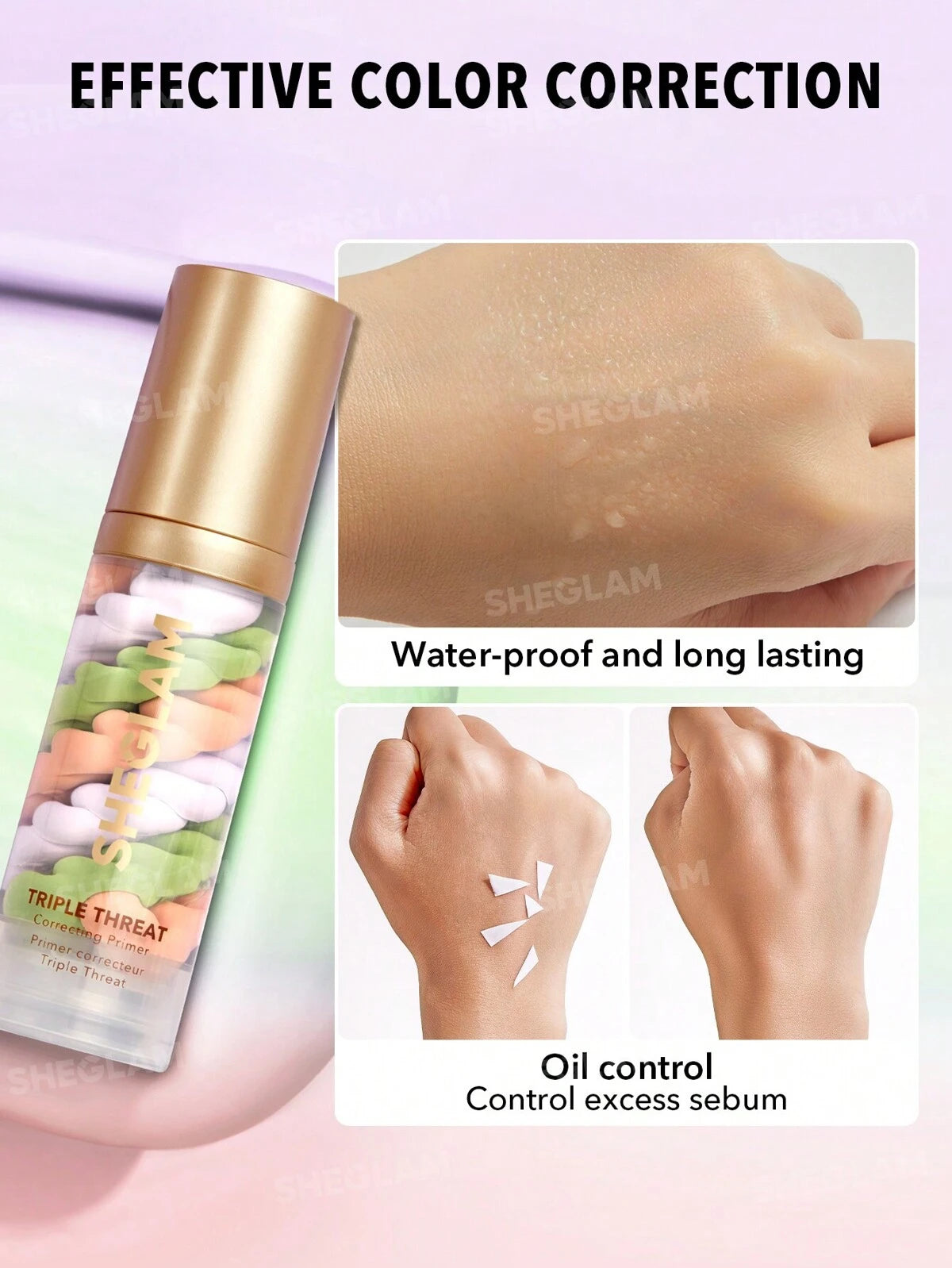 Sheglam Triple Threat Correcting Primer 30ml - Khayest