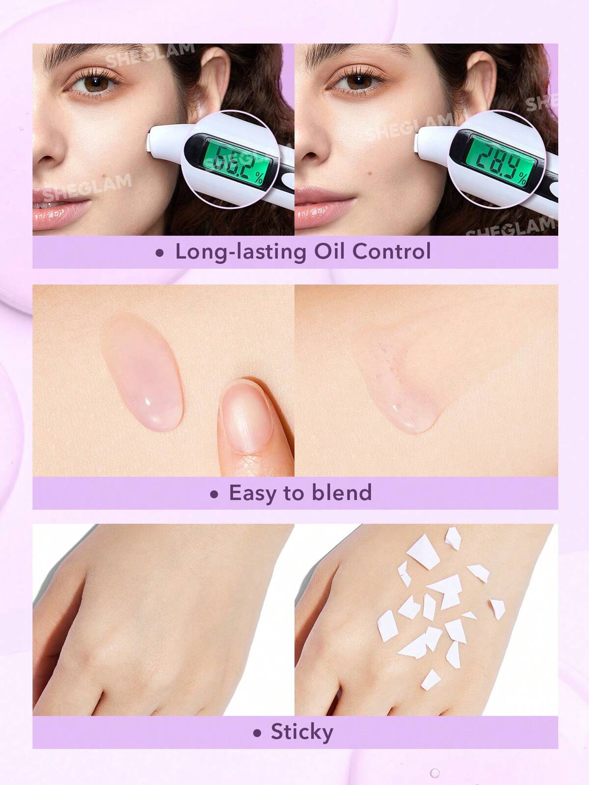 SHEGLAM Good Grip Hydrating Primer Blueberry 45Ml - Khayest