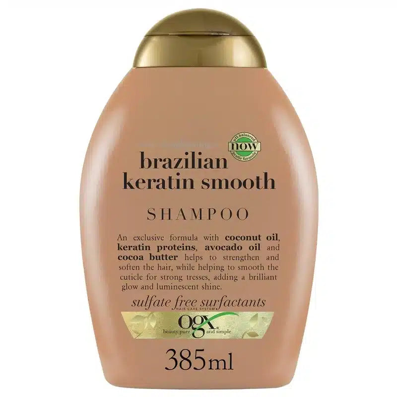 OGX Ever Straightening + Brazilian Keratin Smooth Hair Shampoo 385Ml