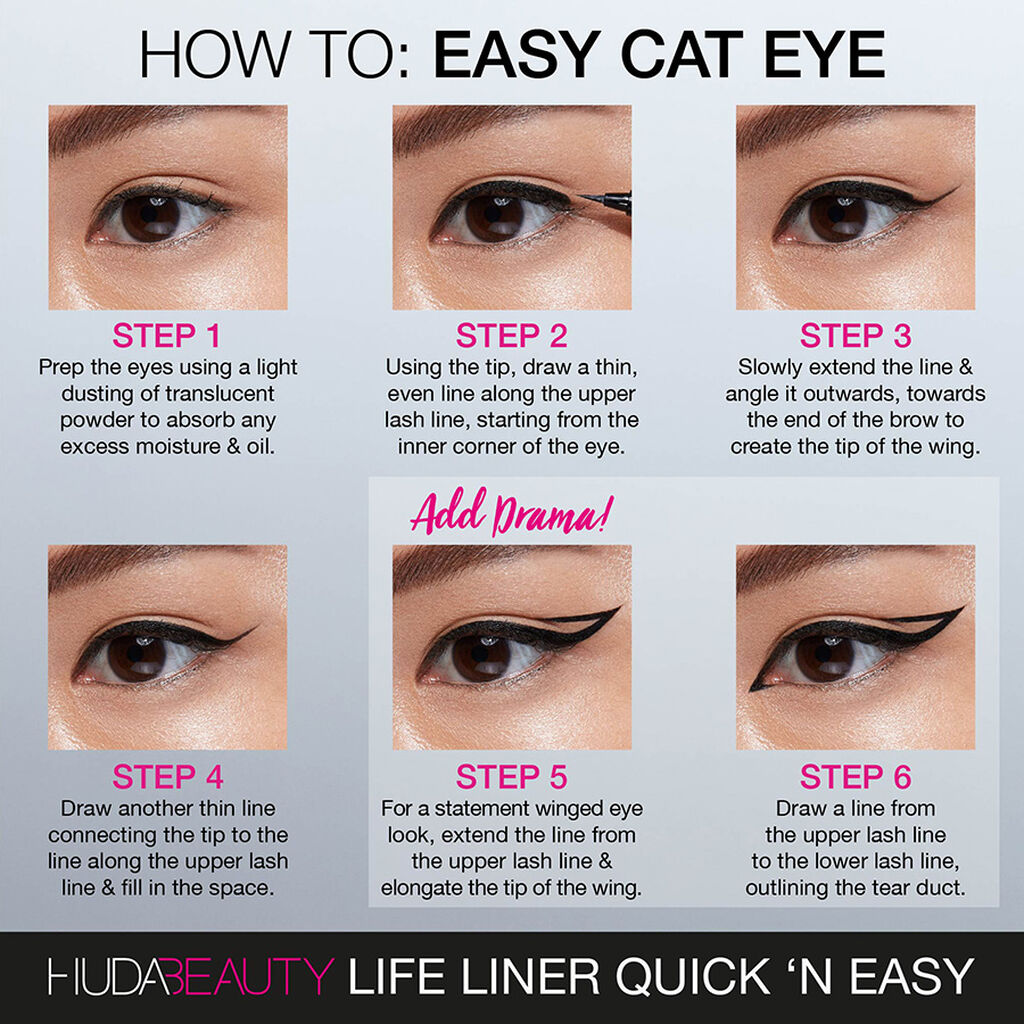 Huda Beauty Life Liner Quick N Easy Precision Liquid Eye Liner - Khayest