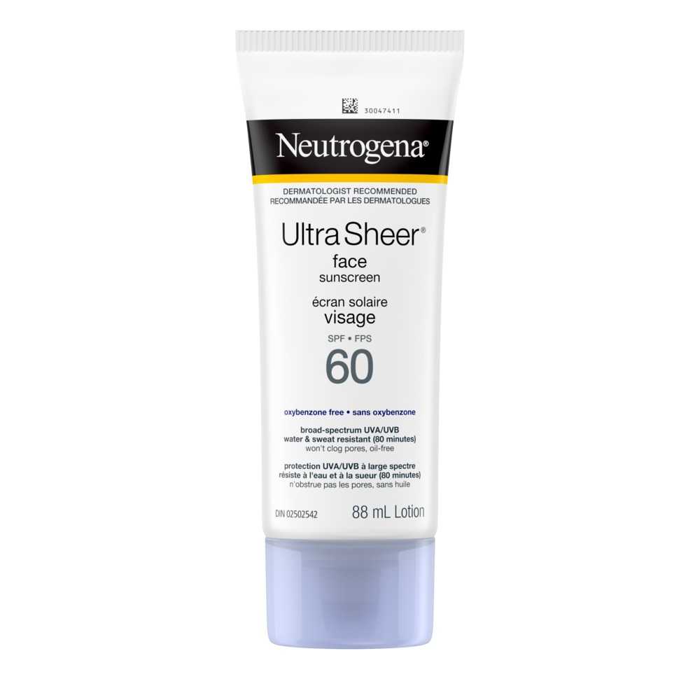Neutrogena Ultra Sheer Face SPF60 sunscreen 88Ml - Khayest
