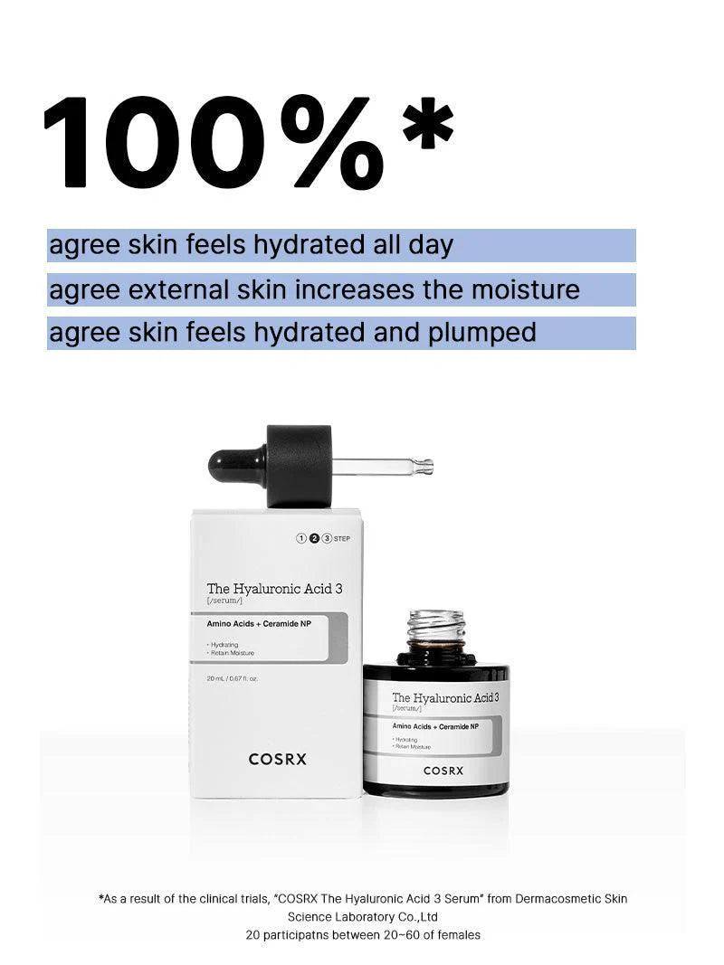 COSRX The Hyaluronic Acid 3 Serum 20ml - Khayest