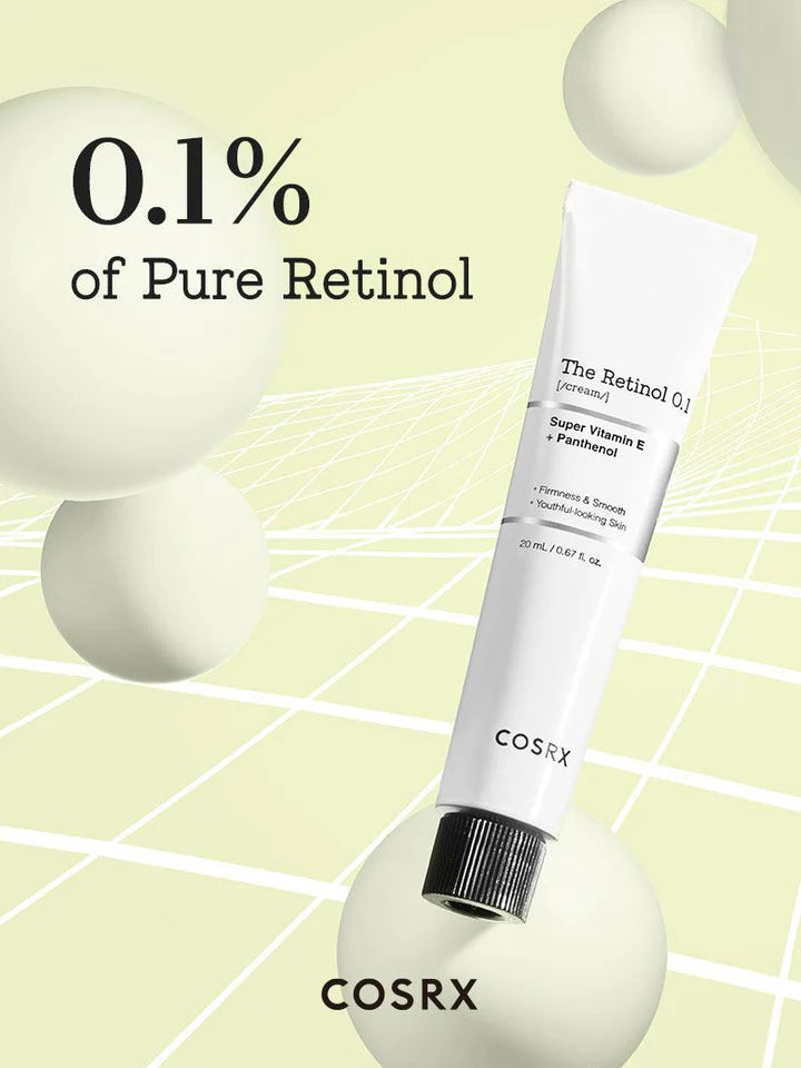 COSRX The Retinol 0.1 Super Vitamin E + Panthenol Cream 20ml - Khayest