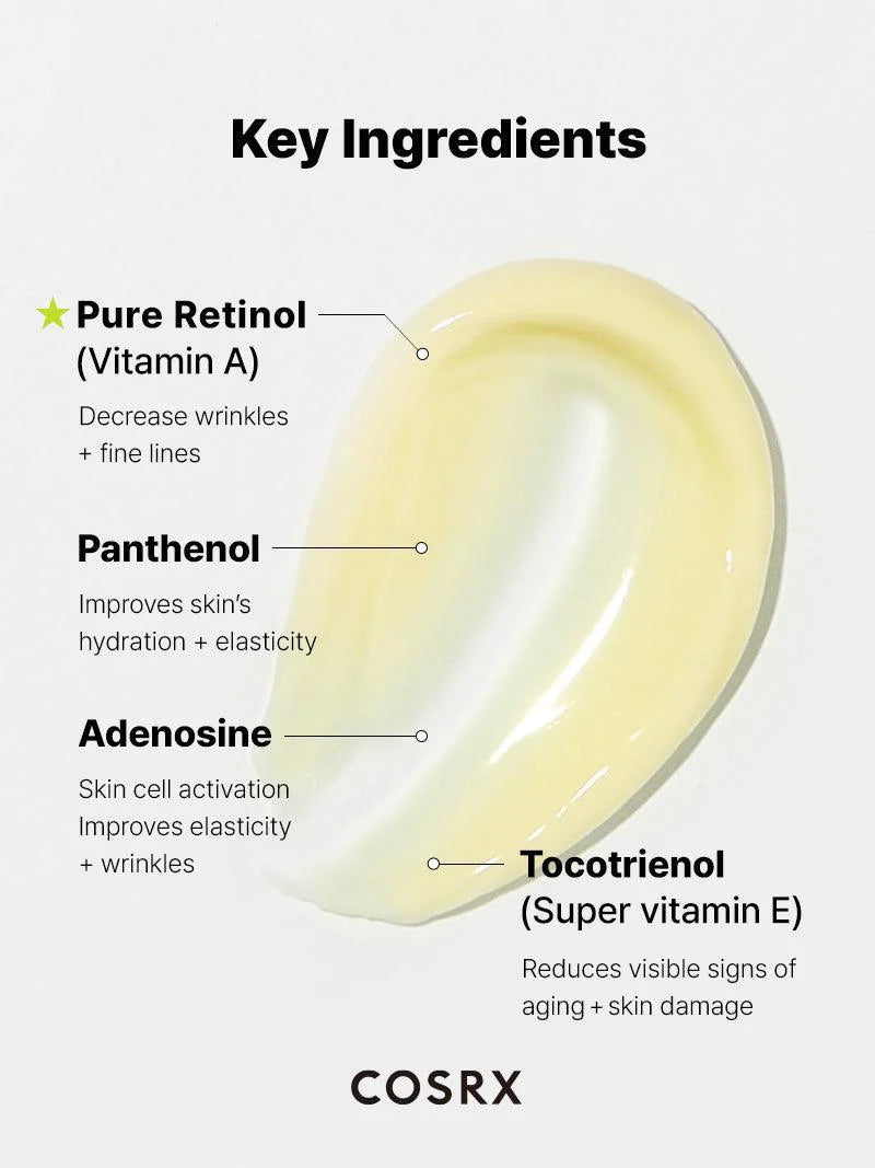 COSRX The Retinol 0.1 Super Vitamin E + Panthenol Cream 20ml - Khayest