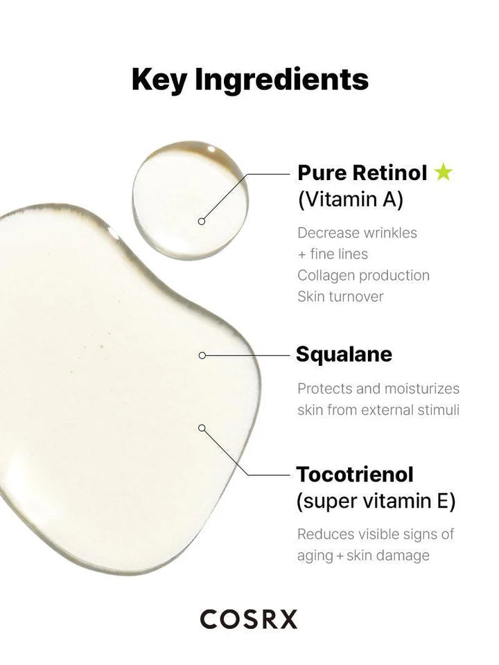 COSRX The Retinol 0.5 Face Serum 20ML - Khayest