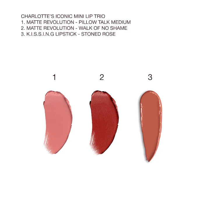 Charlotte Tilbury Iconic Mini Lip Trio Kit - Khayest