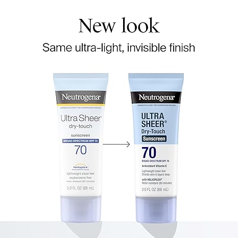Neutrogena Ultra Sheer Dry Touch SPF 70 Suncreen 88Ml - Khayest