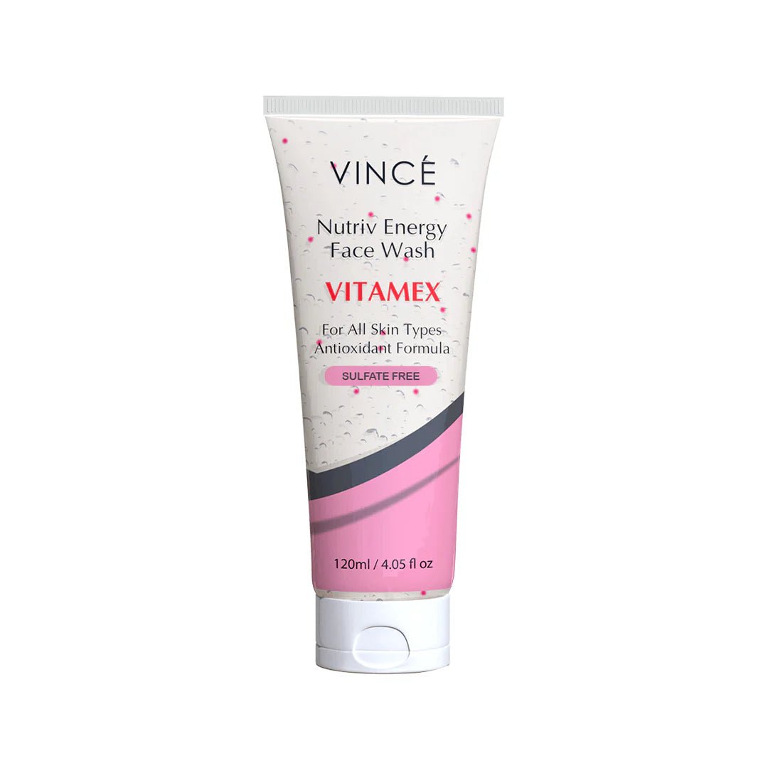 Nutriv Energy Face wash by Vince 120ml - Khayest