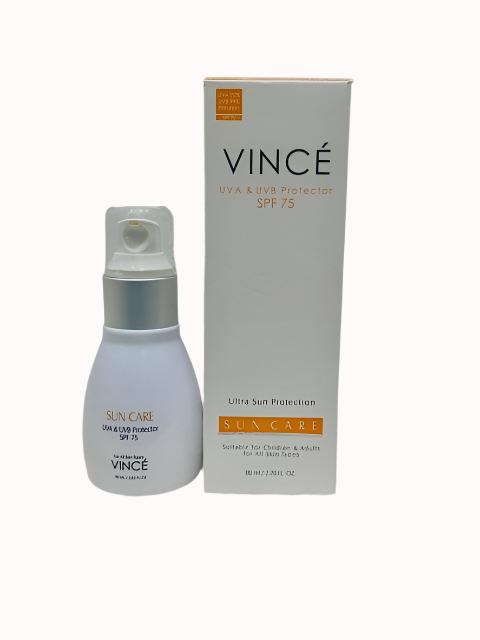 Vince ultra skin protection SPF75 Sunscreen 80ml - Khayest