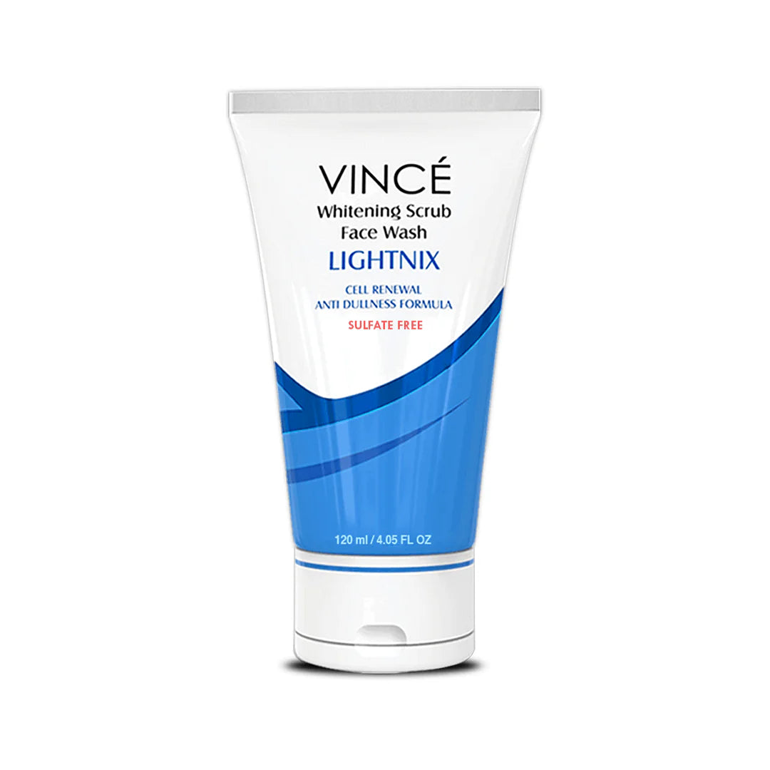 Whitening Scrub Facewash by Vince 120ml - Khayest
