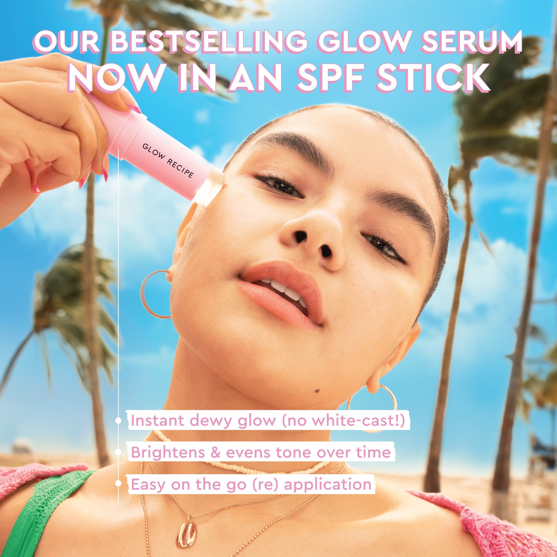 Watermelon Glow Niacinamide Dew Balm SPF 45 - Khayest