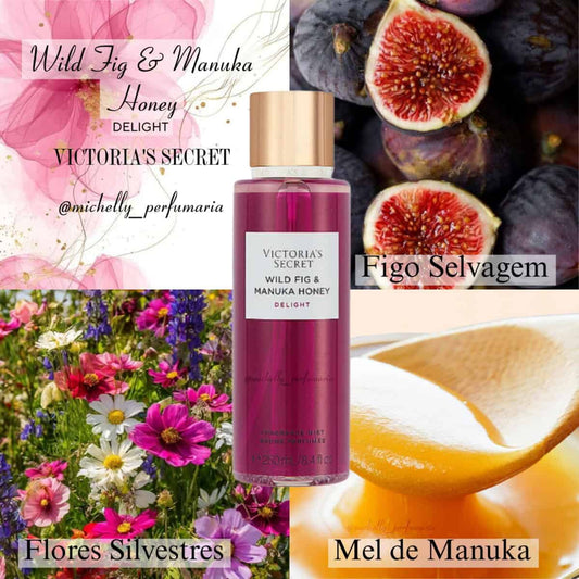Victoria,s Secret Wild Fig & Manuka Honey Delight Fragrance Mist For Women 250Ml - Khayest
