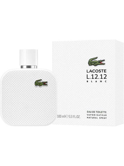 Lacoste white L.12.12. eau de toilette perfume for men 100ml - Khayest