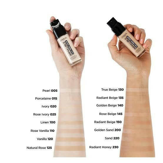 Loreal INFALLIBLE 32H Fresh Wear Foundation 30ml shades - Khayest