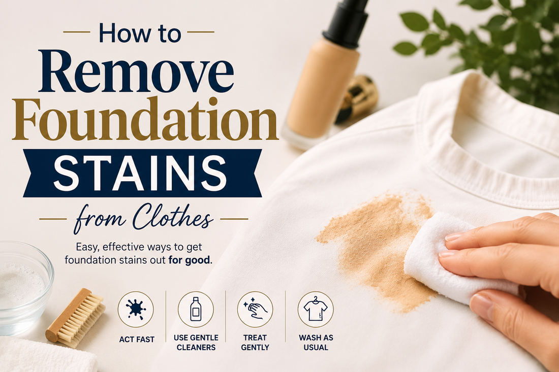 How to Remove Foundation Stains from Clothes