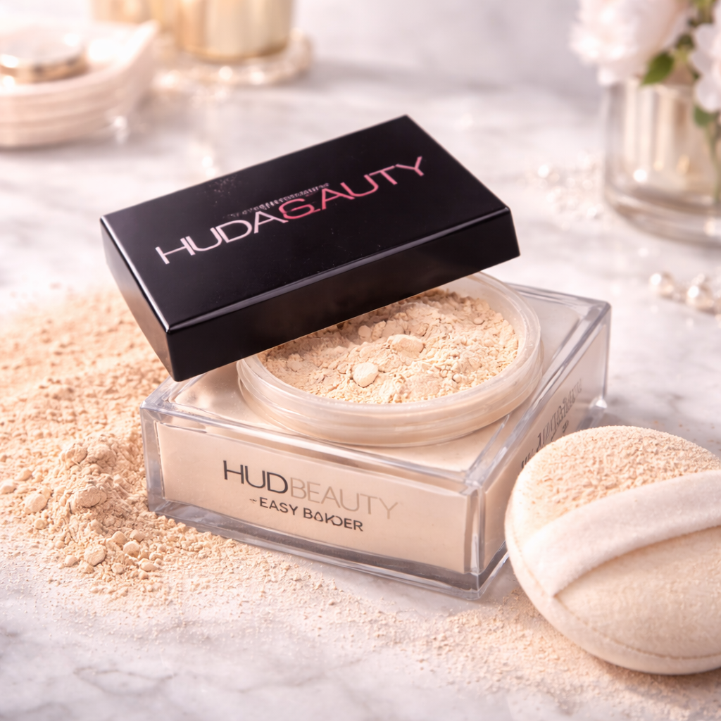 huda beauty easy bake loose powder
