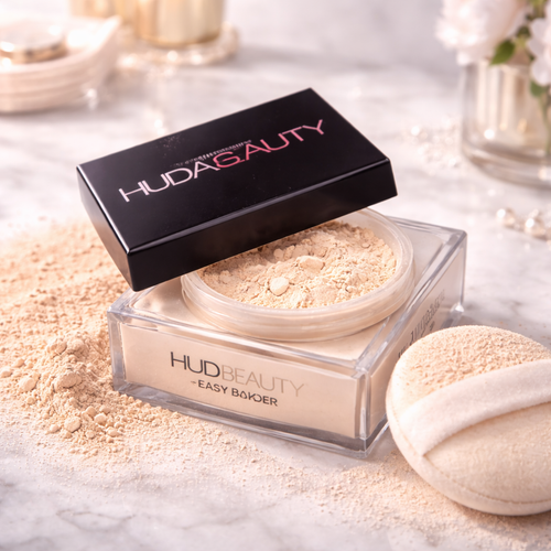 huda beauty easy bake loose powder