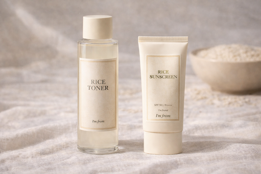 I’M FROM Rice Skincare: Daily Protection and Balance with Toner & Sunscreen