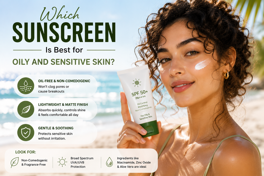 Which Sunscreen Is Best for Oily and Sensitive Skin?