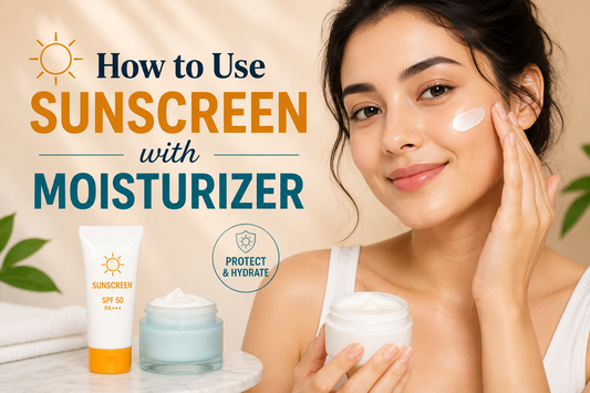 How to Use Sunscreen with Moisturizer