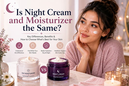 Is Night Cream and Moisturizer the Same?