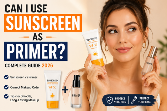 sunscreen as primer
