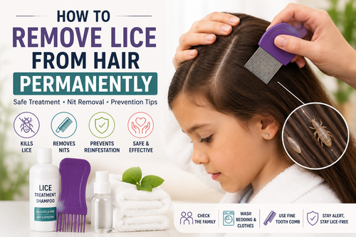 remove lice from hair