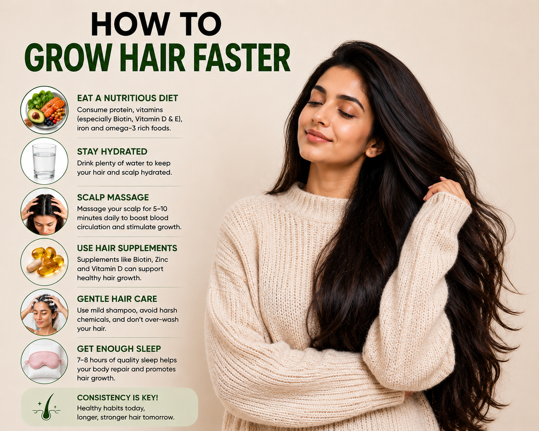 how to grow hair faster