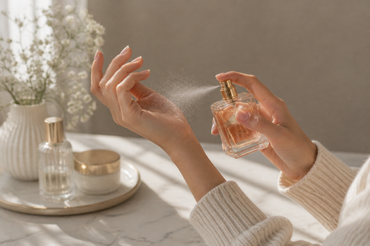 how to apply perfume
