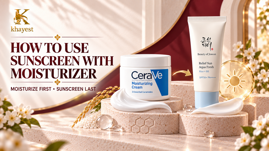How to Use Sunscreen with Moisturizer