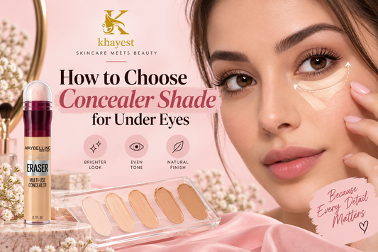 How to Choose Concealer Shade for Under Eyes