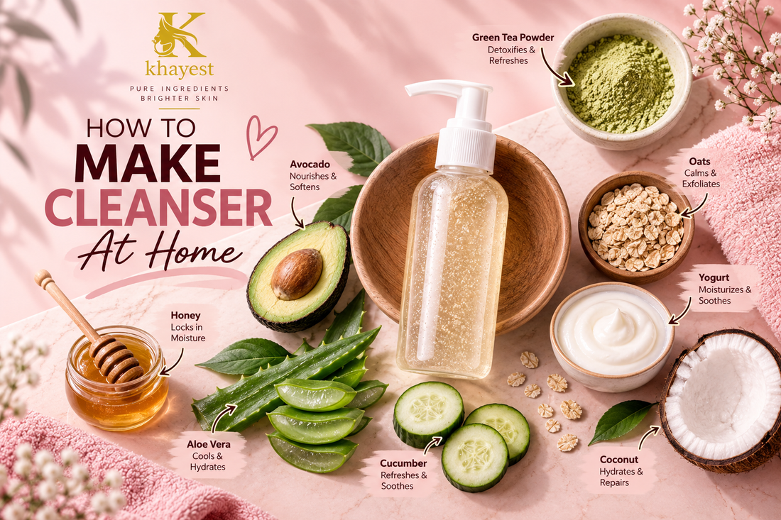 How to make cleanser at home?