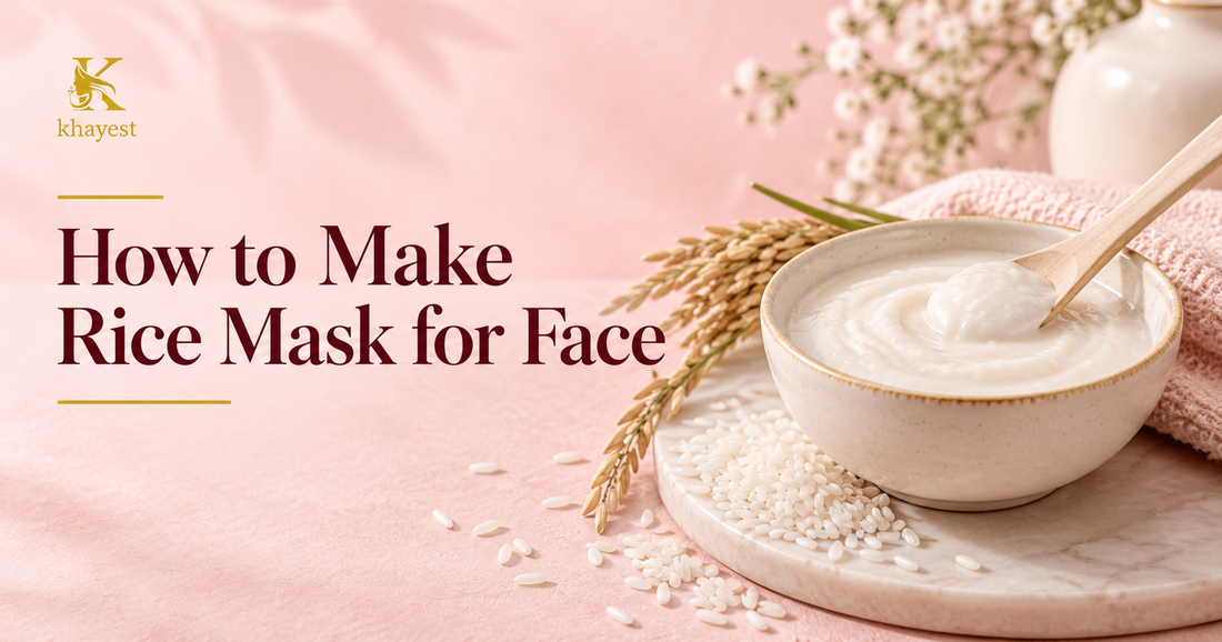 rice face mask for face