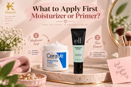 What to Apply First Moisturizer or Primer?