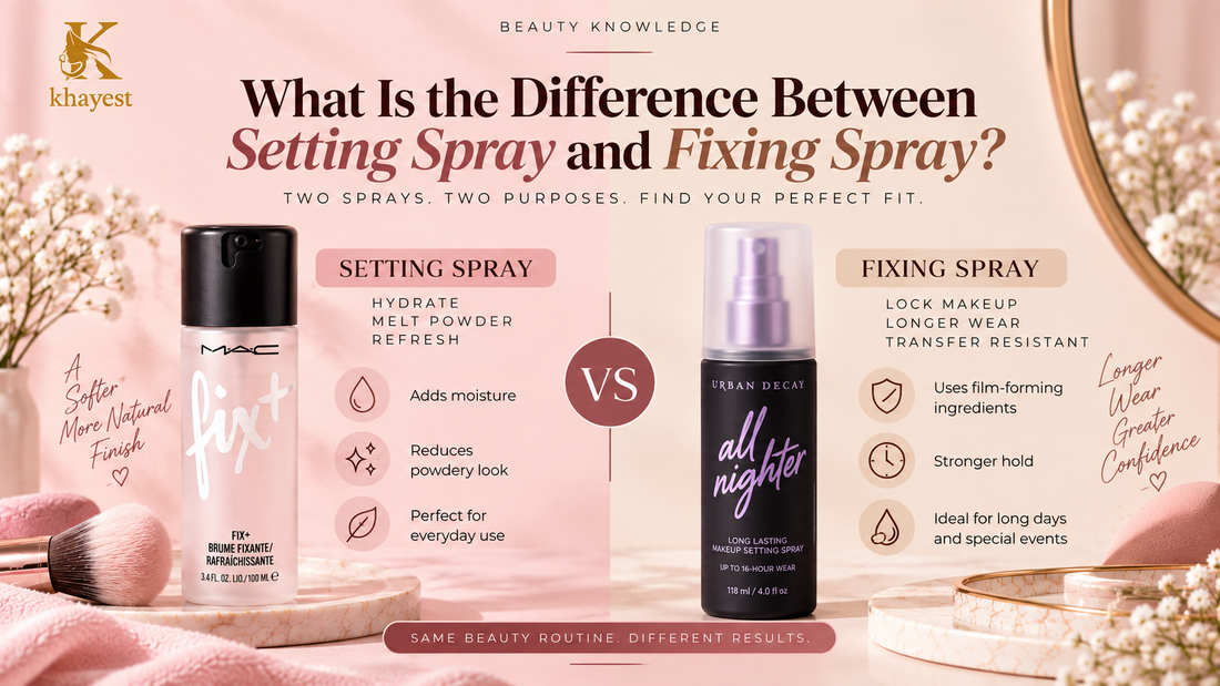 setting spray vs fixing spray