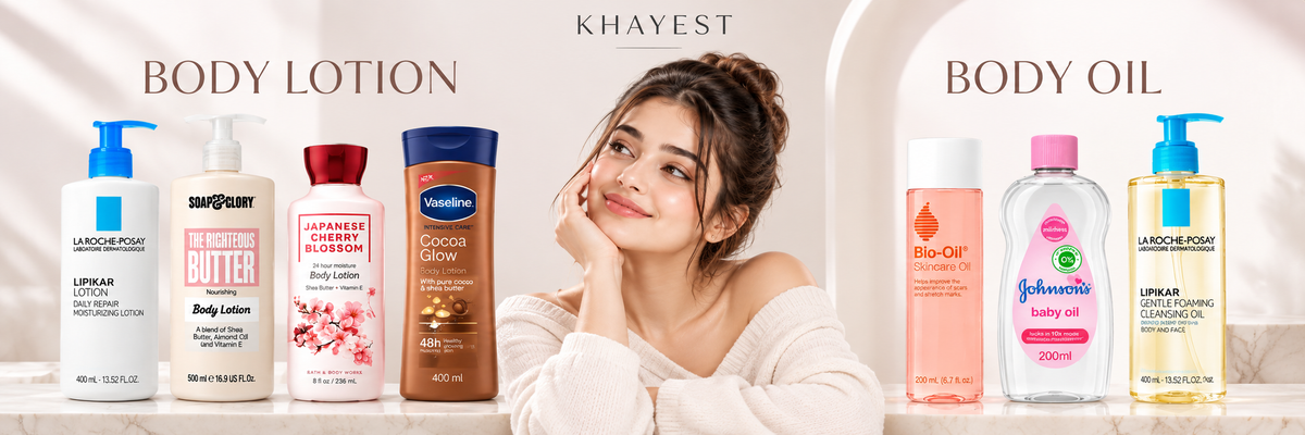 body lotion & oil