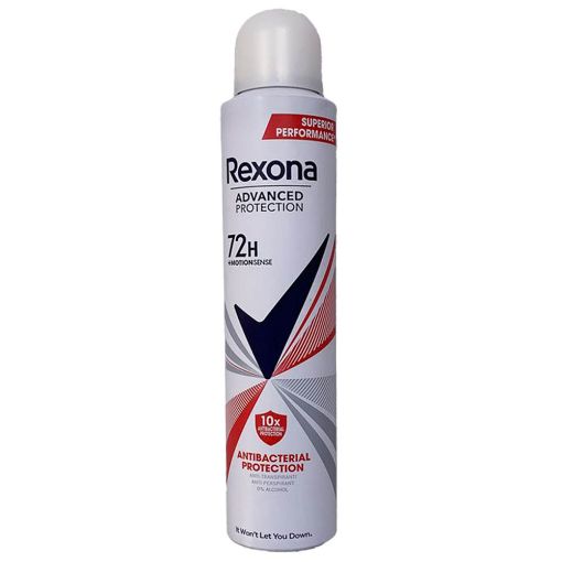 Rexona Antibacterial Protection Antiperspirant Deodorant Spray 200ml – 72H Sweat & Odor Protection - Khayest