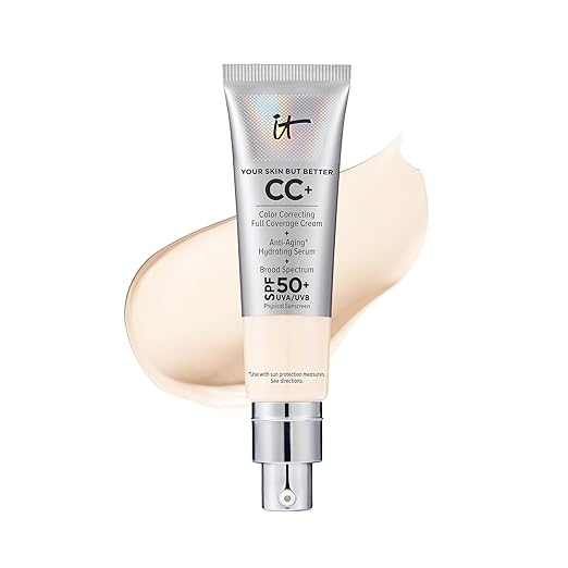 It CC+ Color Correcting Full Coverage Cream Spf50 Broad Spectrum 32ml - Khayest