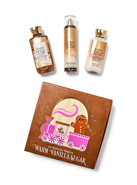 The Marvelous World of Bath & Body Works Warm Vanilla Sugar Gift Set - Khayest