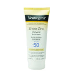 Neutrogena Sheer Zinc Mineral Sunscreen Écran Solaire Minéral SPF 50 - 88 ml