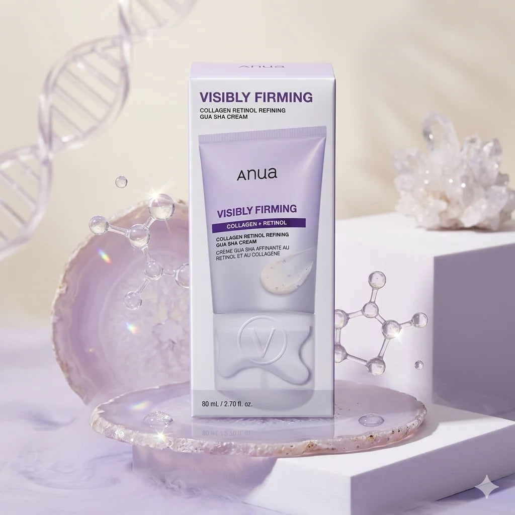 Anua Visibly Firming Collagen Retinol Refining Gua Sha Cream 80ml