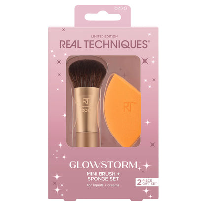 Real Techniques Glow Storm Mini Brush & Sponge Set