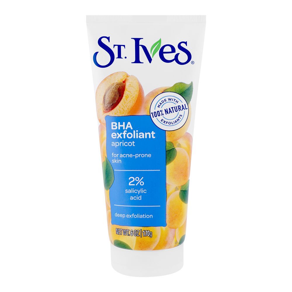 ST. ives BHA Exfoliant Apricot 2% Salicylic Acid Face Scrub 170g - Khayest